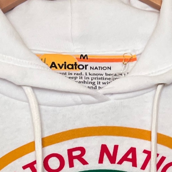 Aviator Nation Hoodie Relaxed Venice Pullover Sz M Unisex - Picture 5 of 12